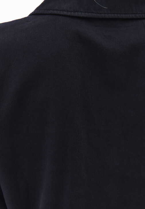 Oversize Cepli Gömlek ve Mini Şort Kombini