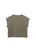 Bayan Yeşil Pamuklu Sıfır Yaka Tişört