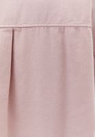 Bayan Pembe Cep Detaylı Oversize Gömlek