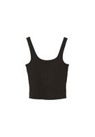 Bayan Siyah Pamuklu U Yaka Atlet