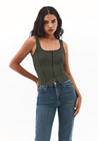 Bayan Haki Pamuklu U Yaka Atlet