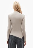 Bayan Bej Cut-Out Detaylı Tişört