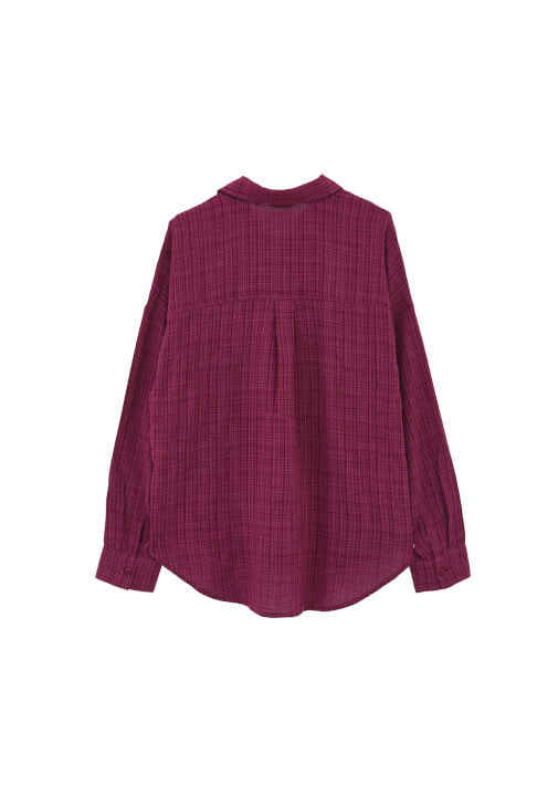 Cepli Gömlek ve Wide-Leg Pantolon Kombini