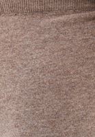 Bayan Bej Yün Karışımlı Straight-Fit Pantolon