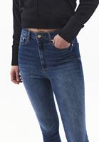 Bayan Mavi Ultra Yüksek Bel Skinny-Fit Pantolon