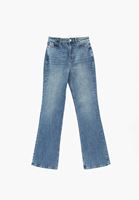 Bayan Mavi Bootcut Denim Pantolon