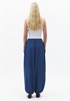 Bayan Mavi Büzgülü Denim Balon Pantolon ( TENCEL™ )