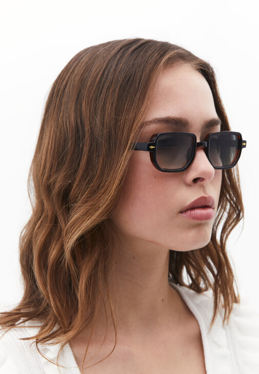 Kahverengi Kemik Çerçeveli Güneş Gözlüğü