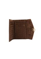 Bayan Kahverengi Tokalı Süet Cüzdan