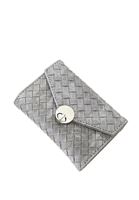 Bayan Gri Tokalı Süet Cüzdan