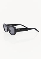 Bayan Siyah Oval Çerçeveli Güneş Gözlüğü