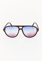 Bayan Bordo Çerçeve Detaylı Güneş Gözlüğü