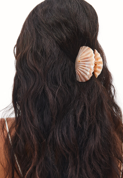 Turuncu Mandal Saç Tokası