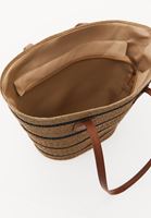 Bayan Lacivert Hasır Çanta