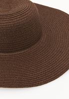 Bayan Kahverengi Hasır Şapka