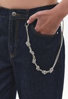 Bayan Gümüş Taş Detaylı Anahtarlık