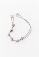 Bayan Gümüş Taş Detaylı Anahtarlık