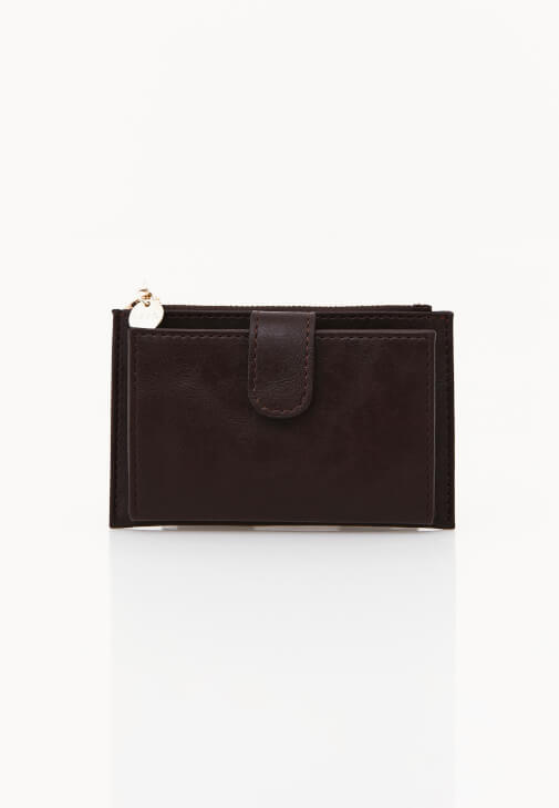 Kahverengi Kartlık Detaylı Cüzdan