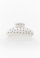 Bayan Beyaz Puantiyeli Mandal Toka