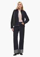 Bayan Mavi Baggy-Fit Denim Pantolon