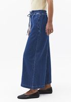 Bayan Mavi Culotte Denim Pantolon