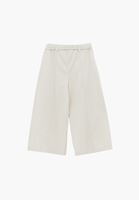 Bayan Bej Yüksek Bel Culotte Pantolon