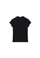 Bayan Siyah Polo Yaka Tişört