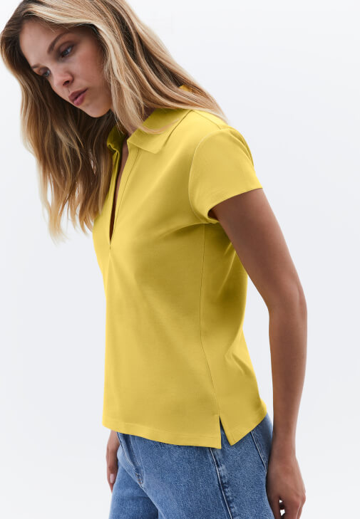 Polo Yaka Tişört ve Şort Kombini