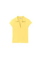 Bayan Sarı Polo Yaka Tişört