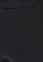 Bayan Siyah Orta Bel Kapri Pantolon