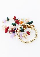 Bayan Çok Renkli Çoklu Bileklik Seti