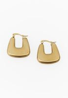 Bayan Altın Çelik Sallantılı Küpe