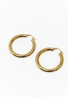 Bayan Altın Halka Küpe