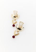 Bayan Çok Renkli Sallantılı Küpe