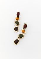 Bayan Çok Renkli Sallantılı Küpe