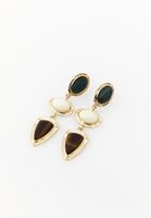 Bayan Çok Renkli Sallantılı Küpe