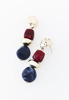 Bayan Mavi Sallantılı Küpe