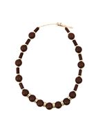 Bayan Kahverengi Taşlı Kolye