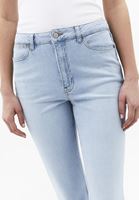 Bayan Mavi Kick Flare Denim Pantolon