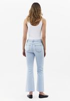 Bayan Mavi Kick Flare Denim Pantolon