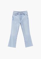 Bayan Mavi Kick Flare Denim Pantolon