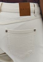 Bayan Bej Kick Flare Denim Pantolon