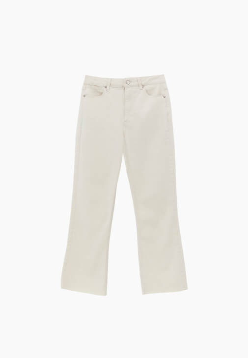 Kick Flare Denim ve Dantelli Bluz Kombini