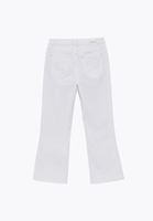 Bayan Beyaz Kick Flare Denim Pantolon
