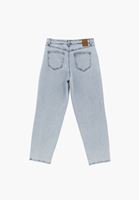 Bayan Mavi Mom-Fit Denim Pantolon