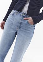 Bayan Mavi Mom-Fit Denim Pantolon
