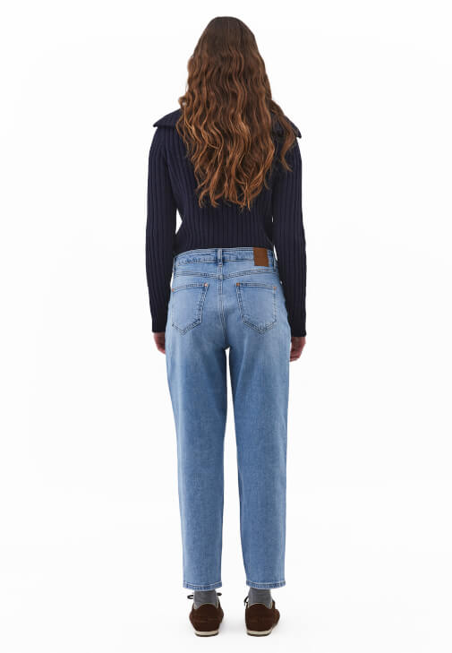 Mom-Fit Pantolon ve Ceket Kombini