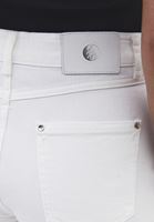 Bayan Beyaz Mom-Fit Denim Pantolon