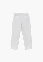 Mom-Fit Denim ve Modal Atlet Kombini