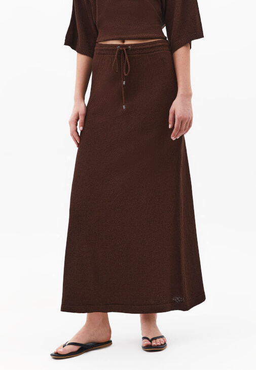 Triko Etek ve Kazak Kombini